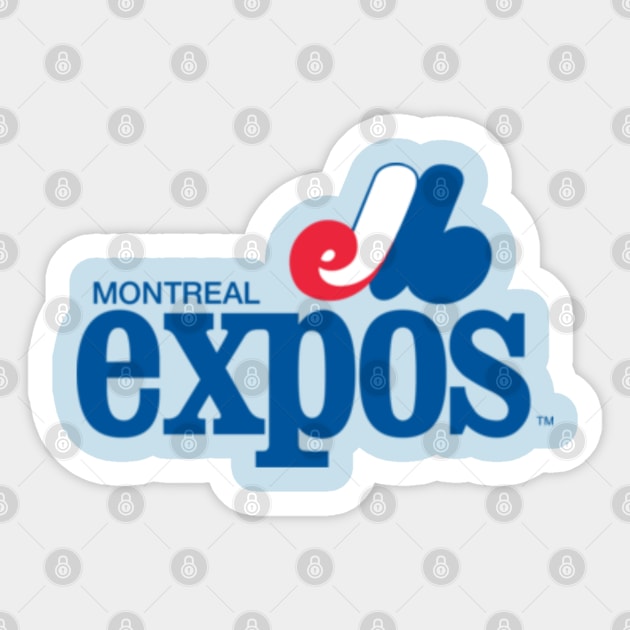 Les Expos de Montréal Sticker by capognad